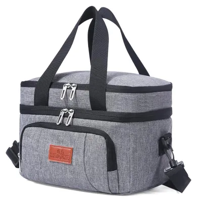 Produktbild von Pynhoklm 20L/22L/26L/28L Kühltasche, Einkaufskorb, faltbare Picknicktasche, große isolierte Lunchtasche, Thermotasche, wasserdichte Kühltasche, isolierte Tasche für Reisen/Picknick/Einkaufen