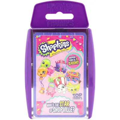 Image de Top Trumps - Shopkins (anglais) Jeu de cartes Quartet Jeu D'enfant