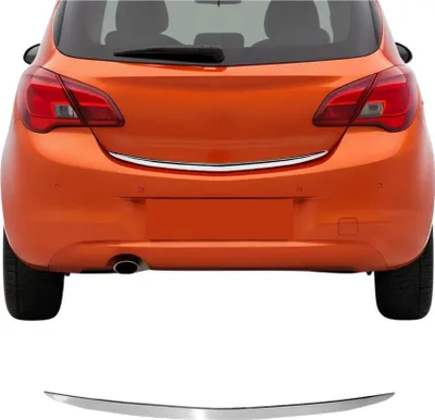 Image de Garniture de Hayon Coffre pour Opel Corsa E 2014-2019 acier inox