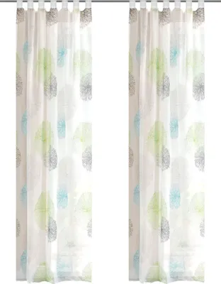 Produktbild von HOME WOHNIDEEN Rawlins 2Er Set Schlaufenschal 145 X 140 cm 2x Fertigschal inkl. 1x Bügelband Grün