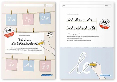 Produktbild von Ich kann die Schreibschrift + Übungsheft zu den Buchstabenverbindungen -Schulausgangsschrift - 2 Hefte