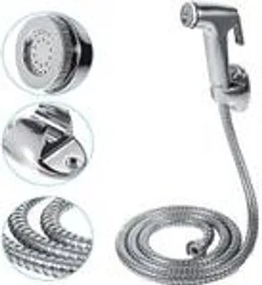 Produktbild von Bidet Brause Set Schlauch + Halter Dusche Edelstahl Hand WC Duschkopf Hygiene Po
