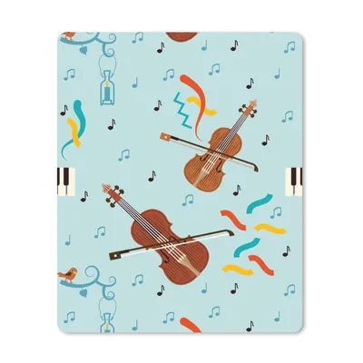Produktbild von MuchoWow® Mauspad Mousepad Musik - Cello - Noten 30x40 cm - Mousepads - Maus Mat - Pad - Mausunterlage - Mausmatten