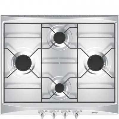 Produktbild von Smeg S264X2 Kochfeld Edelstahl Integriert Gas 4 Brenner