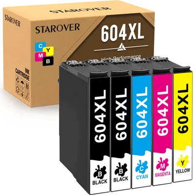 Produktbild von 5x 604XL Kompatibel für Epson 604 Druckerpatronen WF-2910 WF-2930 WF-2935 WF-2950 XP-2200 XP-2205 XP-3200 XP-3205 XP-4200 XP-4205 XP-4250