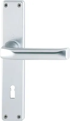 Produktbild von HOPPE Langschild-Garnitur  London  Aluminium Natur 113/202SP - 6675326