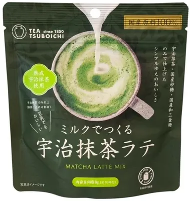 Immagine prodotto di Tsuboichi Tea | Mix per Matcha Latte fai da te - Matcha giapponese - 80 g - Miscela di tè - Set
