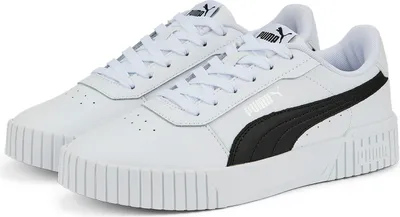 Produktbild von Puma Damen-Sneaker Carina 2.0 Weiß-Schwarz, Farbe:weiß, UK Größe:8