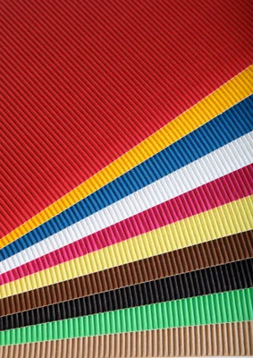 Produktbild von Clairefontaine Pack 15 Bögen Wellpappe, 50x35cm, 300g - Sortierung 295699C