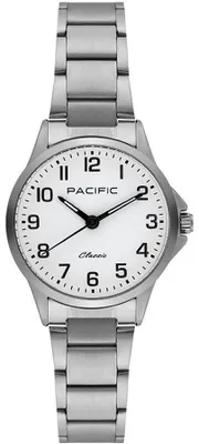Productafbeelding van Pacific dameshorloge van zilver, model Pacific-PC01019