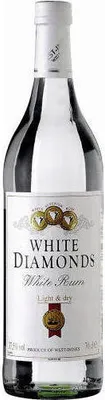 Produktbild von White Diamonds White Rum Light & Dry | 37,5 % vol | 0,7 l