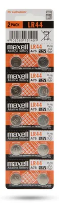 Image de Pile bouton alcaline 1,5Vdc AG13 LR1154 (10 pièces)