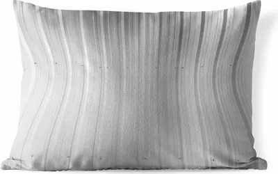 Produktbild von MuchoWow® Outdoor Kissen - Wellbleche - Metall - grau - 60x40 cm - Wetterfest - Lounge Kissen - Zierkissen - Kissen für Innenräume