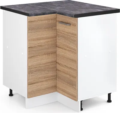 Image de Meuble d'angle Vicco R-Line Sonoma 75.6cm , PT Anthracite, Model 46335
