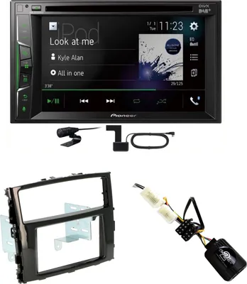 Produktbild von Pioneer AVH-A3200DAB USB Digitalradio Einbauset für Mitsubishi Pajero ab 2015