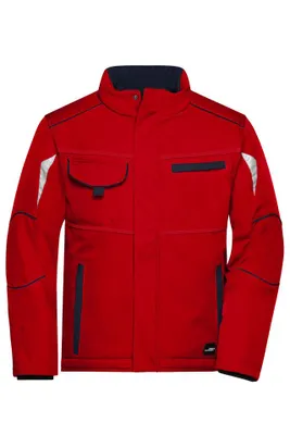 Produktbild von Workwear Softshell Padded Jacket - COLOR - red/navy, Gr. XXL