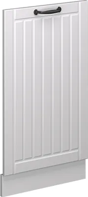 Produktbild von Geschirrspülblende Vicco Fame-Line Weiß Landhaus 45 cm ohne Arbeitsplatte, Model 54503