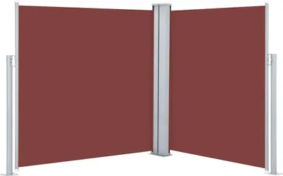 Obrázek produktu pro vidaXL Výsuvná boční markýza hnědá 140 x 600 cm