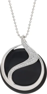 Produktbild von Set Silber 925 Onyx und Zirkonia JL10-11-2584 JuwelmaLux