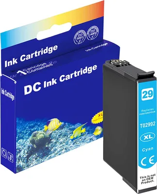 Produktbild von D&C Tintenpatronen ersetzt Epson T2992 Cyan