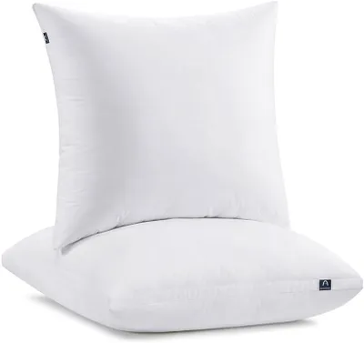 Image de Coussin 2 pcs 80x80 cm en mousse à mémoire de forme avec housse en coton amovible