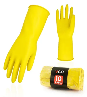 Imagen del producto de Omgoods: Guantes de limpieza de goma reutilizables para uso doméstico