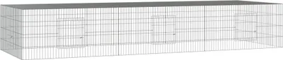Obrázok produktu pre 3-panelová klietka pre králiky 325x109x54 cm pozinkované železo