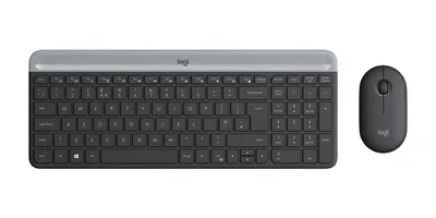 Immagine prodotto di Set tastiera e mouse Logitech Slim Wireless Combo MK470・ (920-009264)