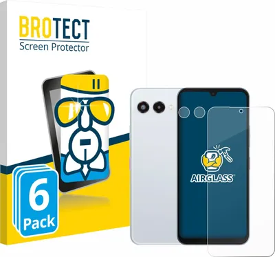 Produktbild von 6x BROTECT Schutzglas für Telekom T Phone 3 (Display+Kamera) Schutzfolie Panzer Folie Glas Display Schutz klar