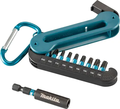 Produktbild von Makita Impact Black Bit-Set, 10-tlg., PH2, PZ2, T15, 2xT20, 2xT25, 2xT30
