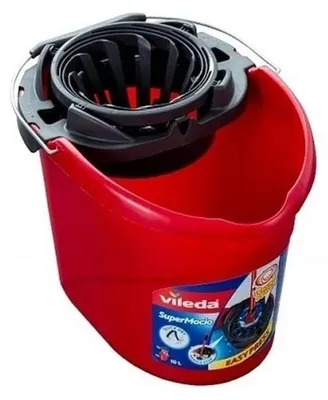Produktbild von Vileda  Super Mocio Eimer mit Wringeinsatz Power-Press-Funktion für Wischmopps