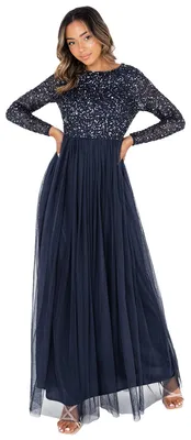 Produktbild von Maya Deluxe Damenkleid, Modell "Maya Deluxe", für Hochzeitsgäste, große Größen, Empire-Schnitt