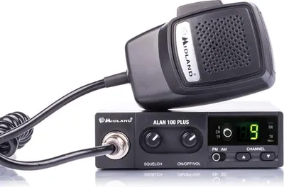 Produktbild von Midland Alan 100 Plus B Cb-funkstation Schwarz Schwarz One Size