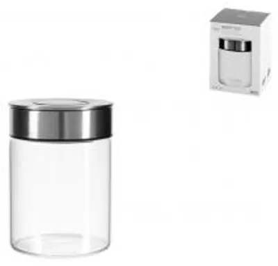 Immagine prodotto di H&H Barattolo, In Vetro Borosilicato, Tappo In Acciaio Inox