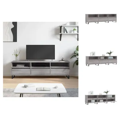 Obrázek produktu pro vidaXL TV skříňka šedá Sonoma 150x30x44,5 cm materiál na bázi dřeva - TV nábytek