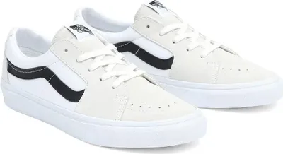 A pair of Vans Sk8-Low sneakers shown from a diagonal angle on a white background.