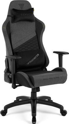 SENSE7 Zaklínač Senshi Edition XL Látková herná stolička šedá Kancelárska stolička Ergonomická kancelárska stolička Ergonomické hráčske kreslo Herné kreslo 160kg