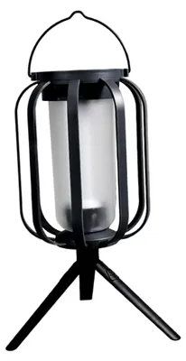 Produktbild von Solarbetriebene Laterne für den Garten mit Ständer und hängender Lampe für Balkon und Gehwege