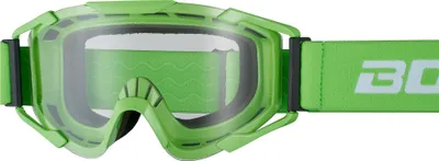 Image de Lunettes de motocross Bogotto B-ST, vert/blanc, taille unique