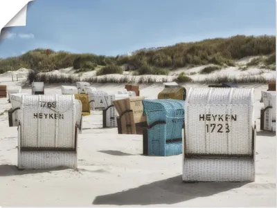 Produktbild von ARTland Poster Ein Tag am Meer Größe: 60x45 cm