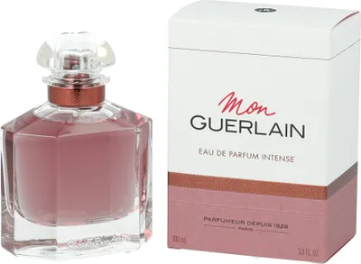 Produktbild von Guerlain Mon Intense, Frauen, 100 ml, Nicht nachfüllbare Flasche, Jasmine, Vanilla, Lavender, Sandalwood, Patchouli, Spray, Alcohol, parfum (fragrance), aqua (water), linalool, limonene, hydroxycitronellal, ethylhexyl...
