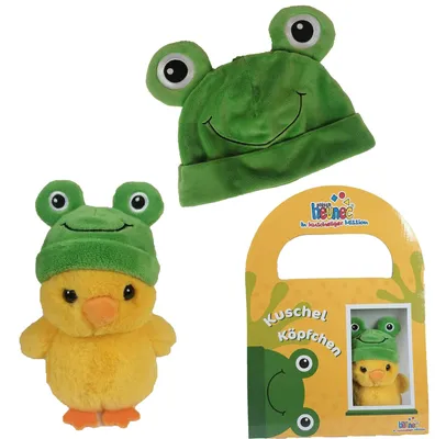 Produktbild von KUSCHELKÖPFCHEN Ente mit Froschmütze