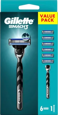 Immagine prodotto di Lame del sistema Gillette Mach3 6 + manipolo