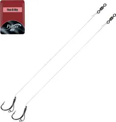Produktbild von Pelzer Fluo D-Rig Karpfenrigs (2 Stück), Größe:6