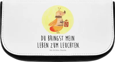 Produktbild von Mr. & Mrs. Panda kosmetiktäschchen Glühwürmchen - Weiß - Geschenk, Kosmetiktasche, Liebe, klein, Lieblingsmensch, Organizer, Jahrestag, Liebesspruch, Make-up, Leuchten