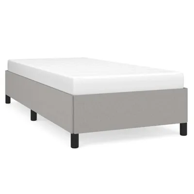 Immagine prodotto di vidaXL Struttura letto senza materasso grigio chiaro 90x190 cm tessuto