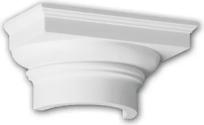 Produktbild von Profhome 415101 Halbsäulen Kapitell Fassadenstuck Säule Fassadenelement
