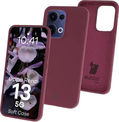 Produktbild von Bizon Soft Case Oppo Reno13 dunkel lila