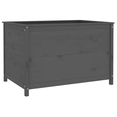 Obrázok produktu pre vidaXL Zvýšená posteľ Grey 119,5x82,5x78 cm Borovicový masív