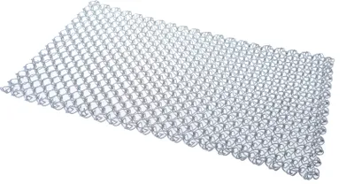 Produktbild von Aqbau® Drahtgittermatte Fußmatte Bodenmatte verzinkter Draht Fußabtreter Türmatte 34 x 52cm